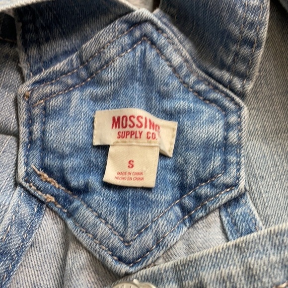 Mossimo Supply Co. Light Blue Distressed Women Jeans Overalls - Picture 4 of 11